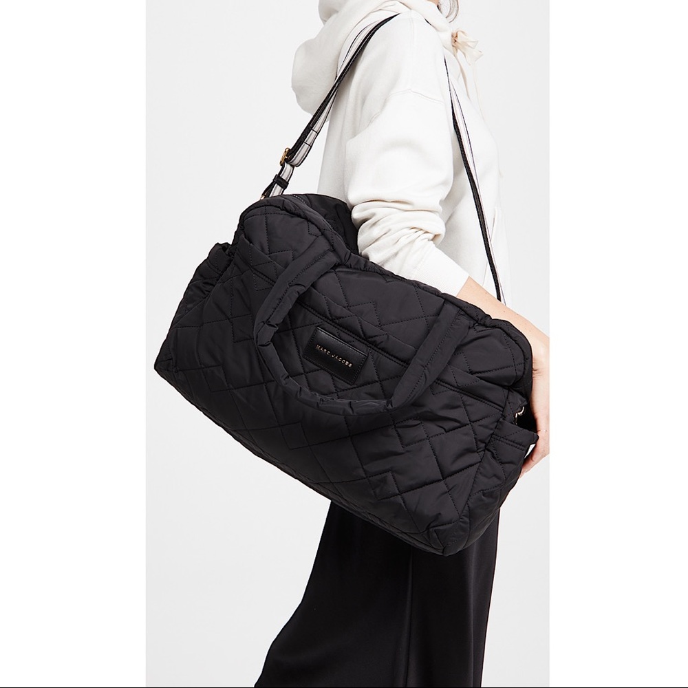 🔥🔥🔥NWT Marc Jacobs Diamond-Quilted Large Weekender - Picture 8 of 12